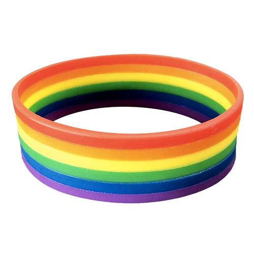 Rainbow Silicone Wristband | AG Products