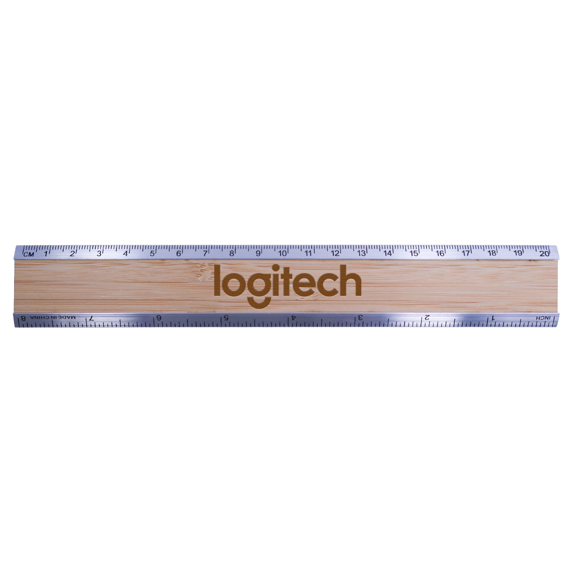 Bamboo & Aluminium Ruler